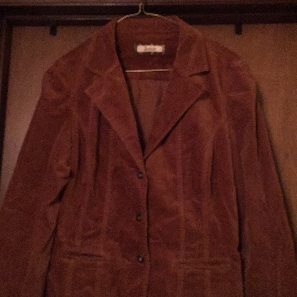 EUC Vintage Jordache Blazer rust sz L